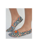 Chausson Tissu Les Petits Caprices Ta Ta Ta Orange