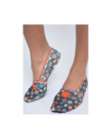 Chausson Tissu Les Petits Caprices Ta Ta Ta Orange