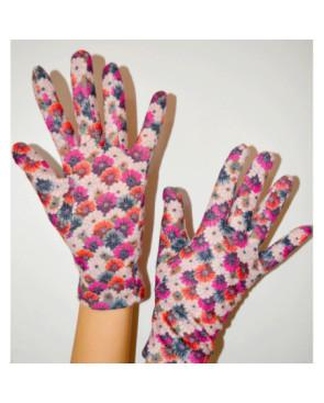 Gants Ixli Lucina petites Fleurs roses Caprices
