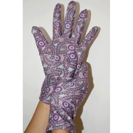 Gants Ixli  Imprimé Perla Violet Caprices