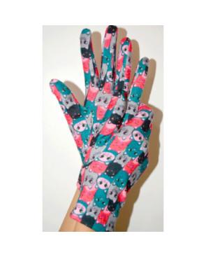 Gants Ixli Smily Cats Caprices bleu vert