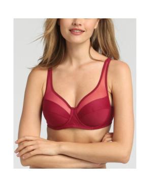 soutien gorge dim generous rouge vernis