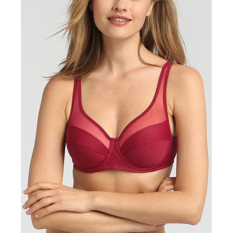 Soutien gorge Dim Generous Rouge