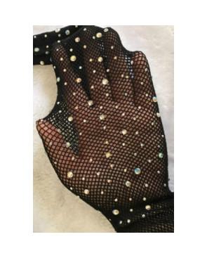 Collant Resille Bijoux Noir