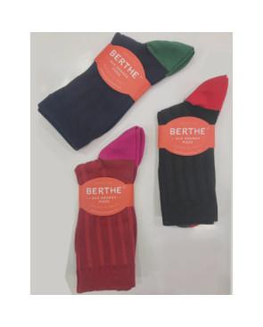 Assortiment Chaussettes Berthe aux grands Pieds 3 paires de couleurs chics