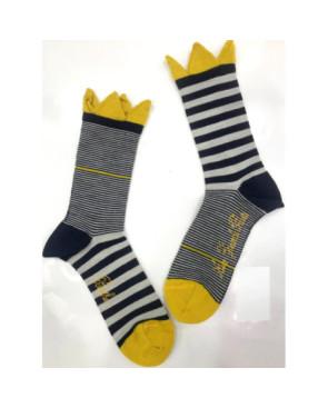 Chaussettes Rayures asymétriques Berthe aux grands Pieds