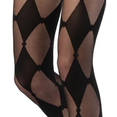 Collant Emilio Cavallini Arlequin Noir