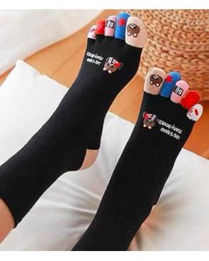 chaussettes-coton-5-doigts-nou-nours-read-many-books-avant