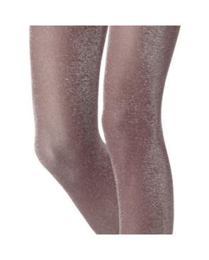 collant semi opaque lurex moka Argent Caprices