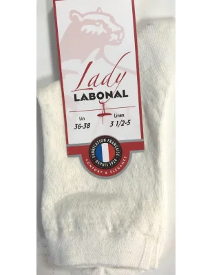 chaussette en lin Labonal Made in France
