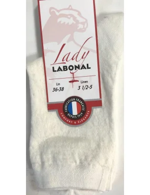 chaussette en lin Labonal Made in France