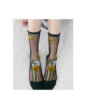 Chaussettes Crystal Fleurs D'automne