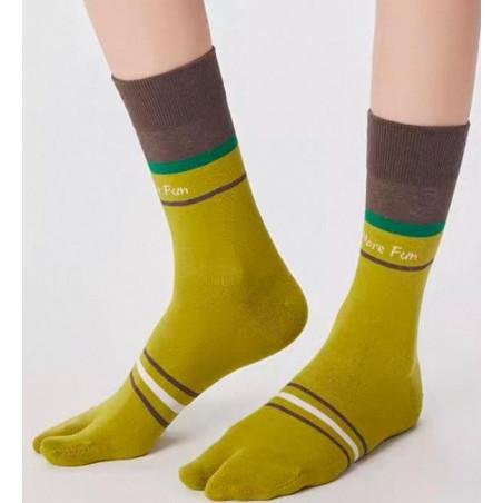 Chaussettes Tabis Rayures More Fun