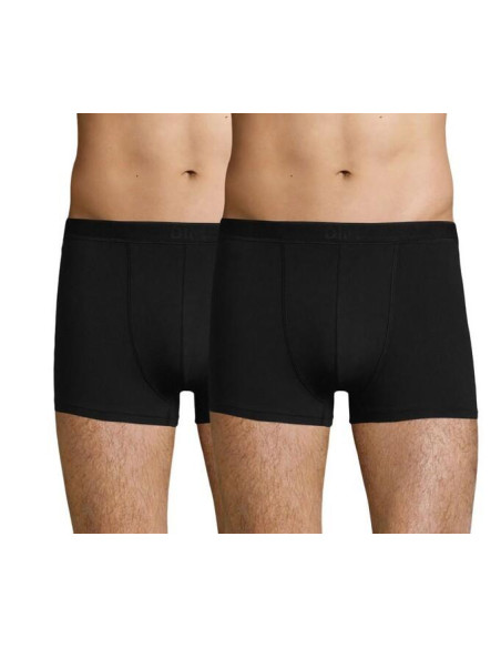 Boxer dim coton noir classique en promo