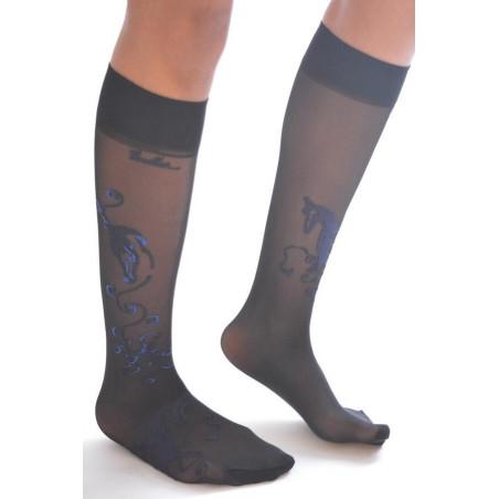 Mi Bas Berthe aux gands Pieds Cadre Noir