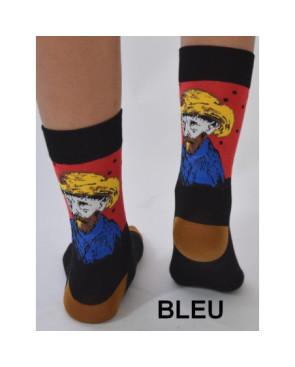 Chaussettes portrait de Van Gogh