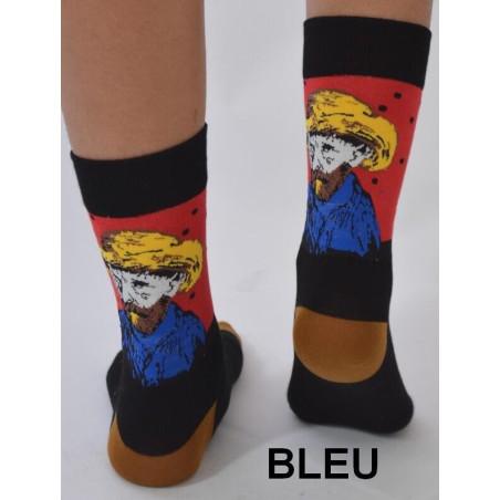 Chaussettes portrait de Van Gogh