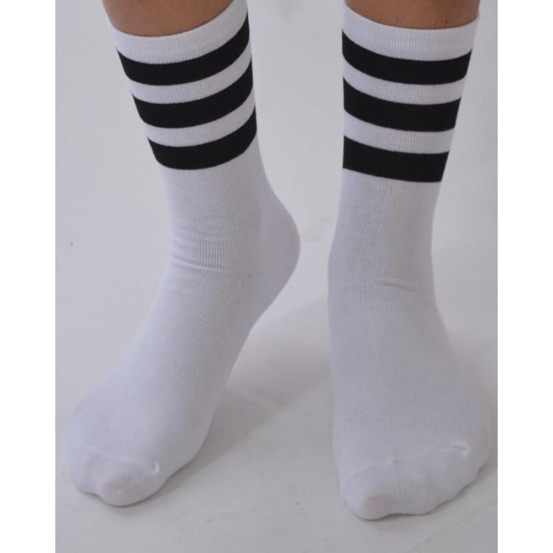 Chaussettes sports Rayures Tricolores tendance