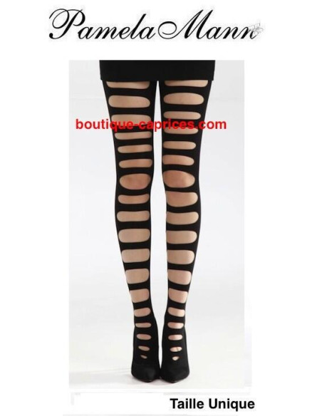 Collant de rockeuse Ajouré