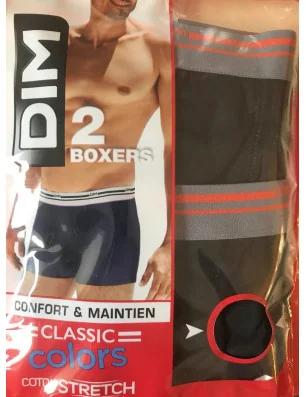 Boxer lot de 2 coton stretch confort et classic