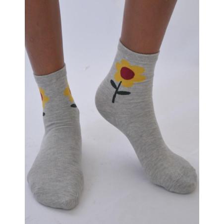 Chaussettes Fleurs sauvages 6 petales