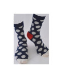 Chaussettes Gros Pois bicolores