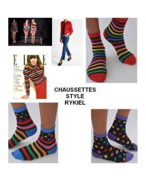 Chausettes Rayures de style