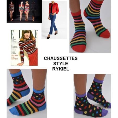 Chausettes Rayures de style