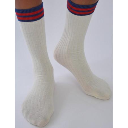 Chaussettes rayures bandes chics