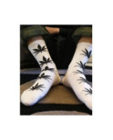 chaussettes feuilles de cannabis
