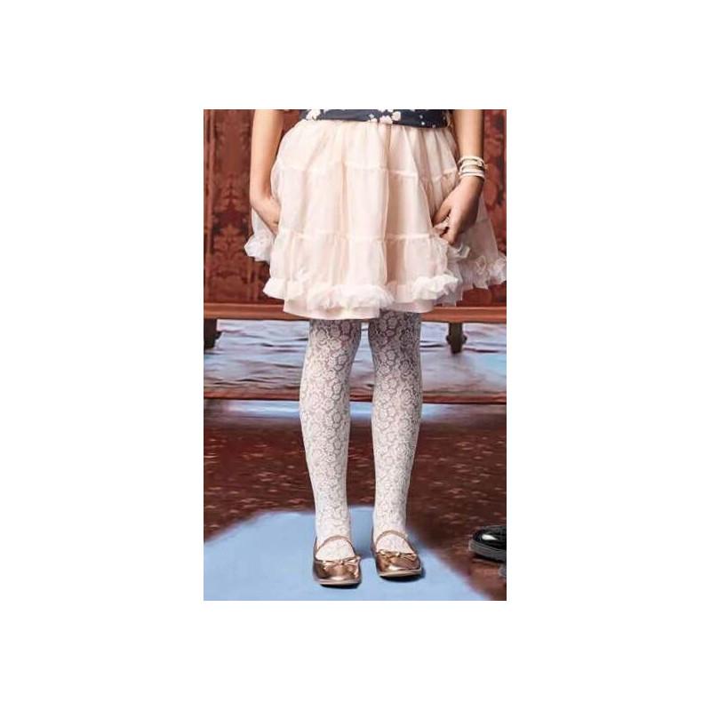 Collant Enfant Dentelle Trasparenze