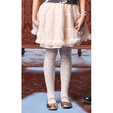 Collant Enfant Dentelle Trasparenze