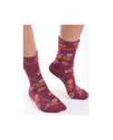 Chaussettes Revers Chics Bouquet Fleuri Cronert