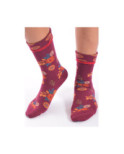 Chaussettes Revers Chics Bouquet Fleuri Cronert