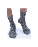 Chaussettes Bords roulés Léopard Voilà