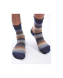 Chaussettes Bords roulés Rayures sympas Voilà
