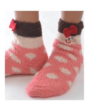 Chausson polaire enfants petite fée à pois