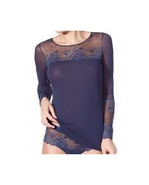 T shirt dentelle Greta de Janira Manches longues