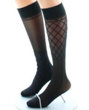 Mi bas lycra Berthe aux grands pieds resille asymétrique