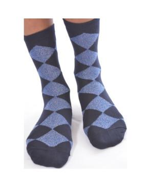 Chaussettes Arlequin Lurex