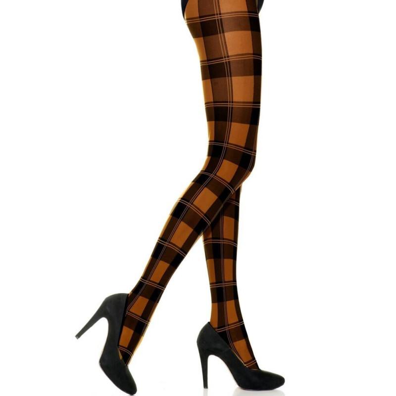 collant Doré doré JArretière et micro losange