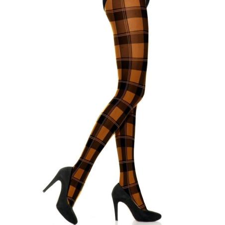 collant Doré doré JArretière et micro losange