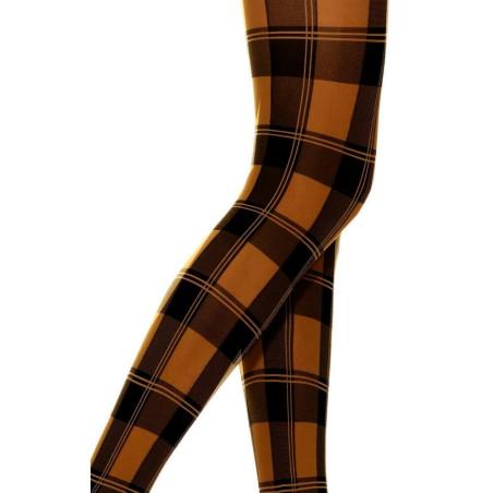 Collant tendance élégant effet nid d'abeille et jarretière