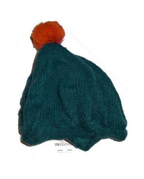  Bonnet en mohair bonnefoy pompom