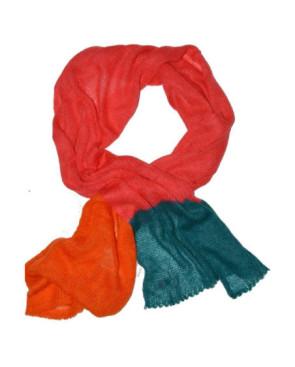 écharpe  en mohair tricoté maison bonnefoy