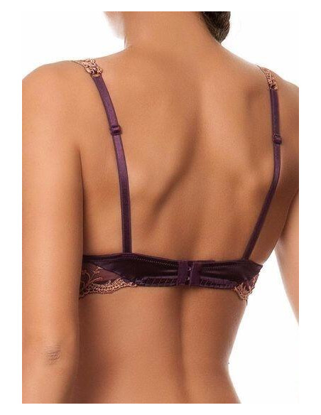soutien gorge armature classique Lise Charmel en  soie améthyste