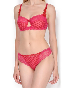 Soutien gorge Lise Charmel Fin de série j avoue Magenta 2