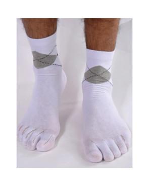 Les Petits Caprices Chaussettes Chaussettes 5 Doigts Intarsia Homme