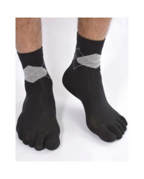 Les Petits Caprices Chaussettes Chaussettes 5 Doigts Intarsia Homme
