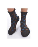 Chaussettes Non Comprimantes en Laine à Pois